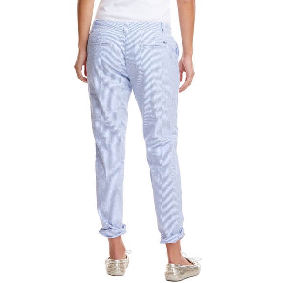 Vineyard Vines Seersucker Ankle Pants - Picture 2 of 6